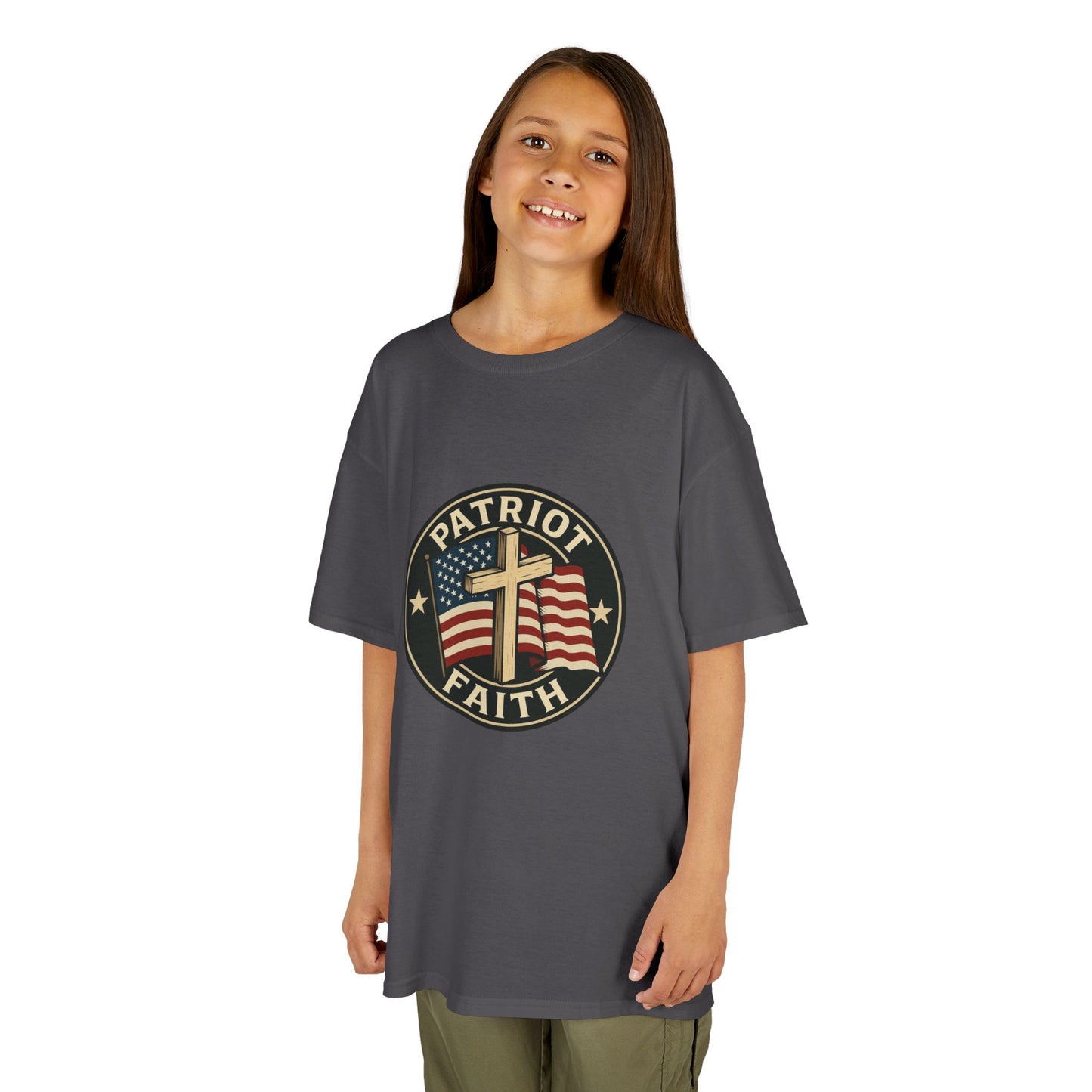 Patriotic Kids Tee - Faith & Freedom Everyday Wear