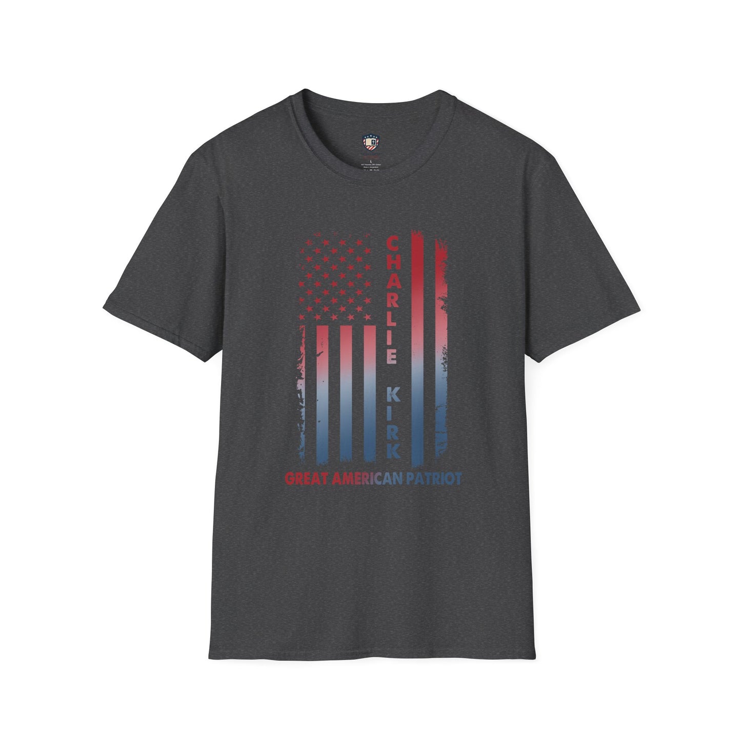 Charlie Kirk Patriot T-Shirt, Unisex Graphic Tee