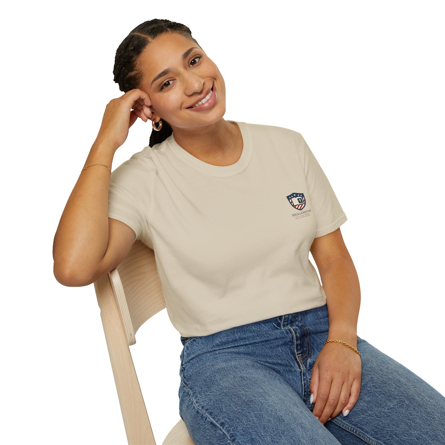 Lion of Judah USA Flag Unisex T-Shirt