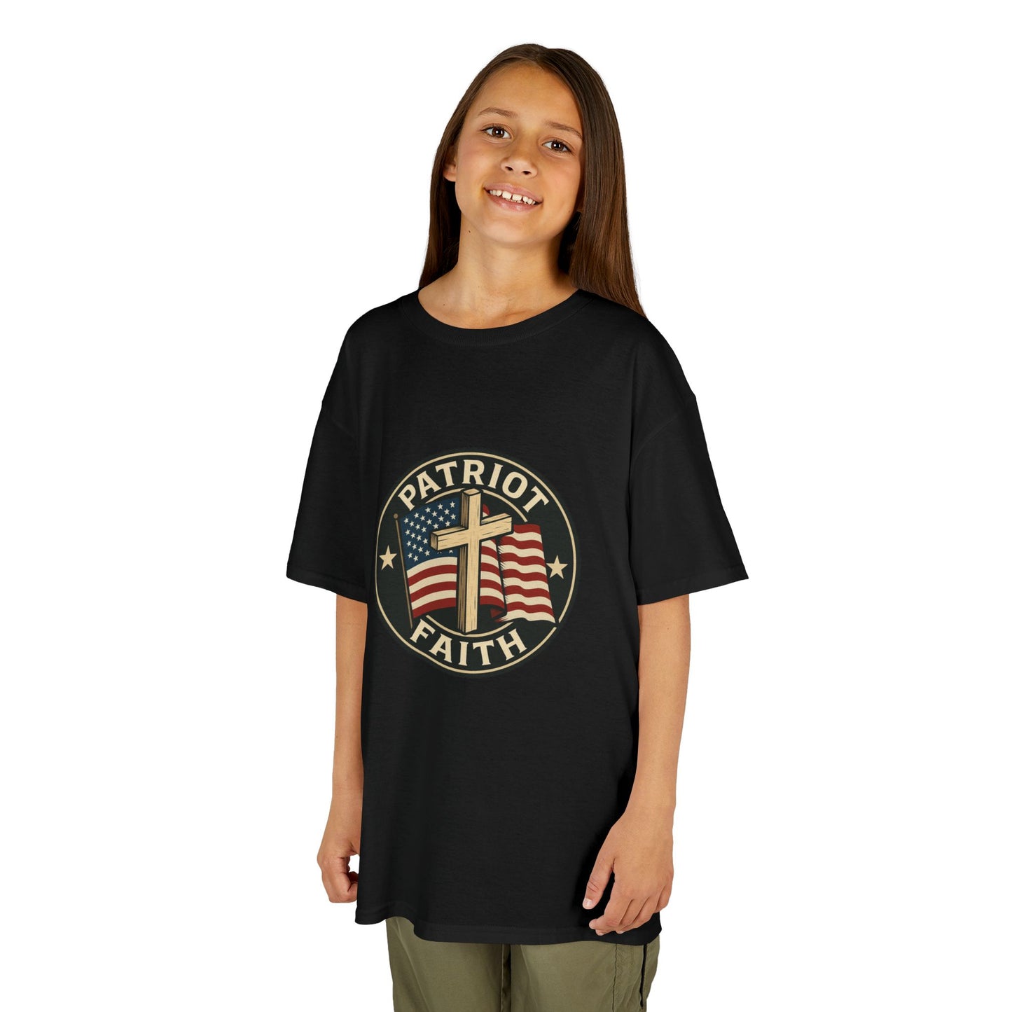 Patriotic Kids Tee - Faith & Freedom Everyday Wear