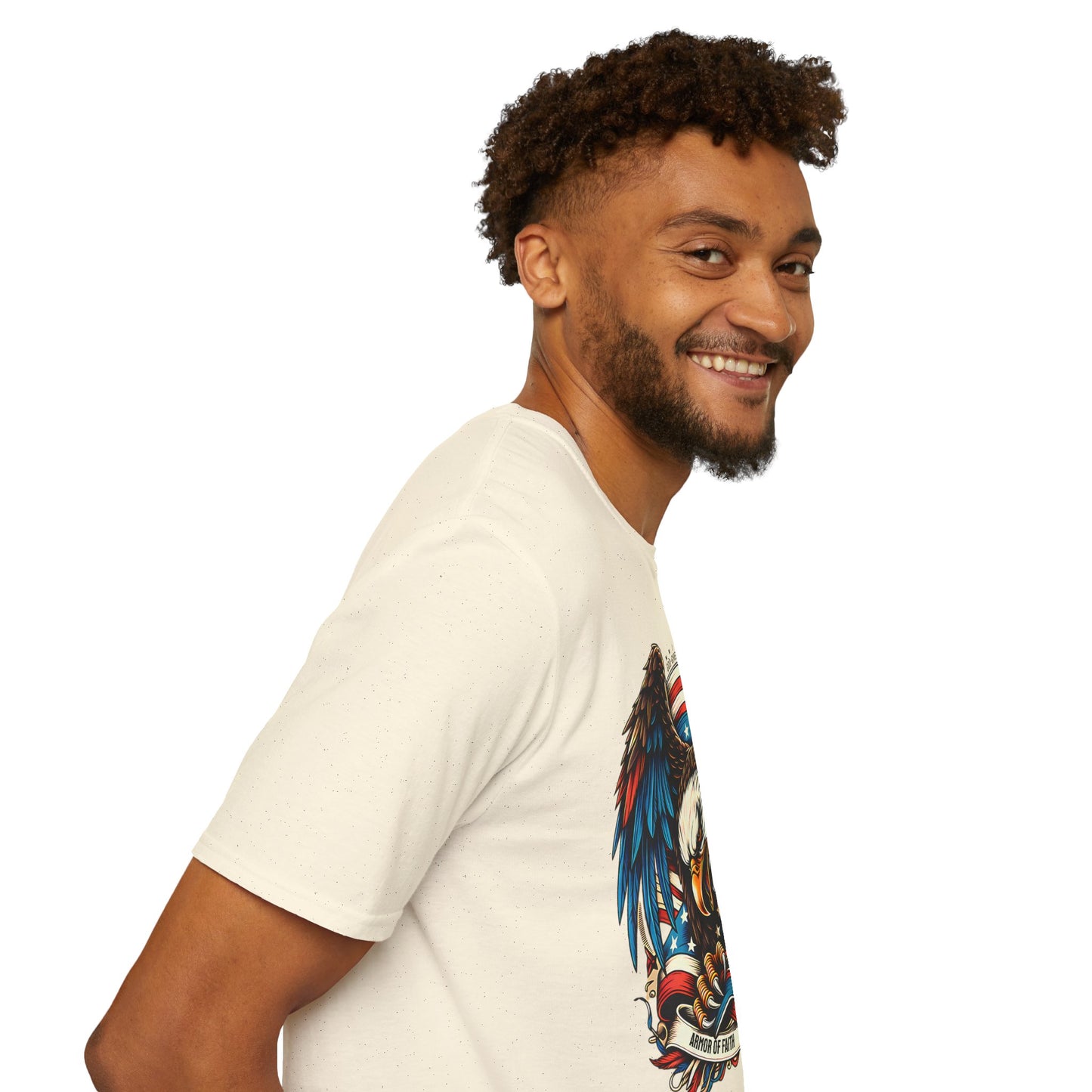 Patriotic Eagle Graphic Unisex T-Shirt