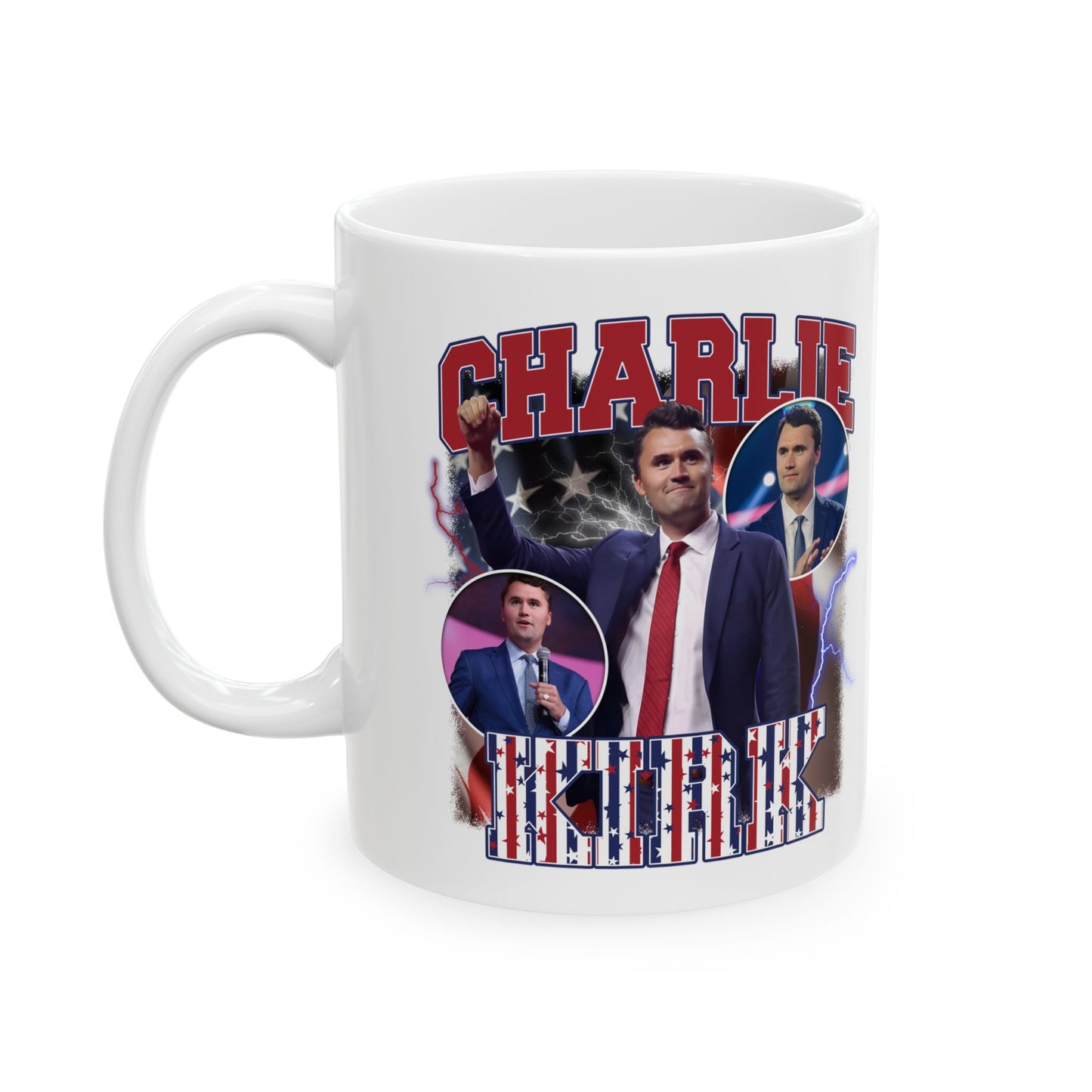 Vintage-Inspired Ceramic Mug - Charlie Kirk Believers