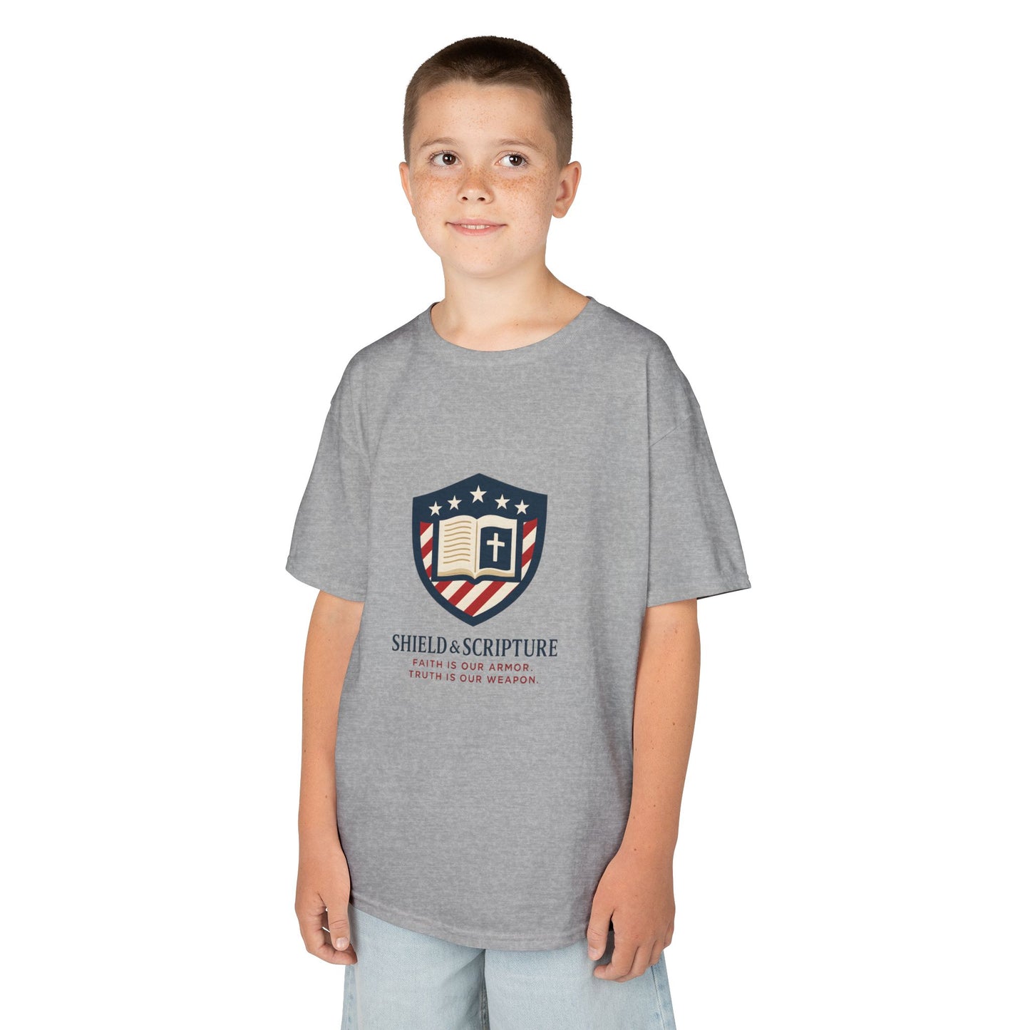 Shield & Scripture Kids Tee Daily Wear