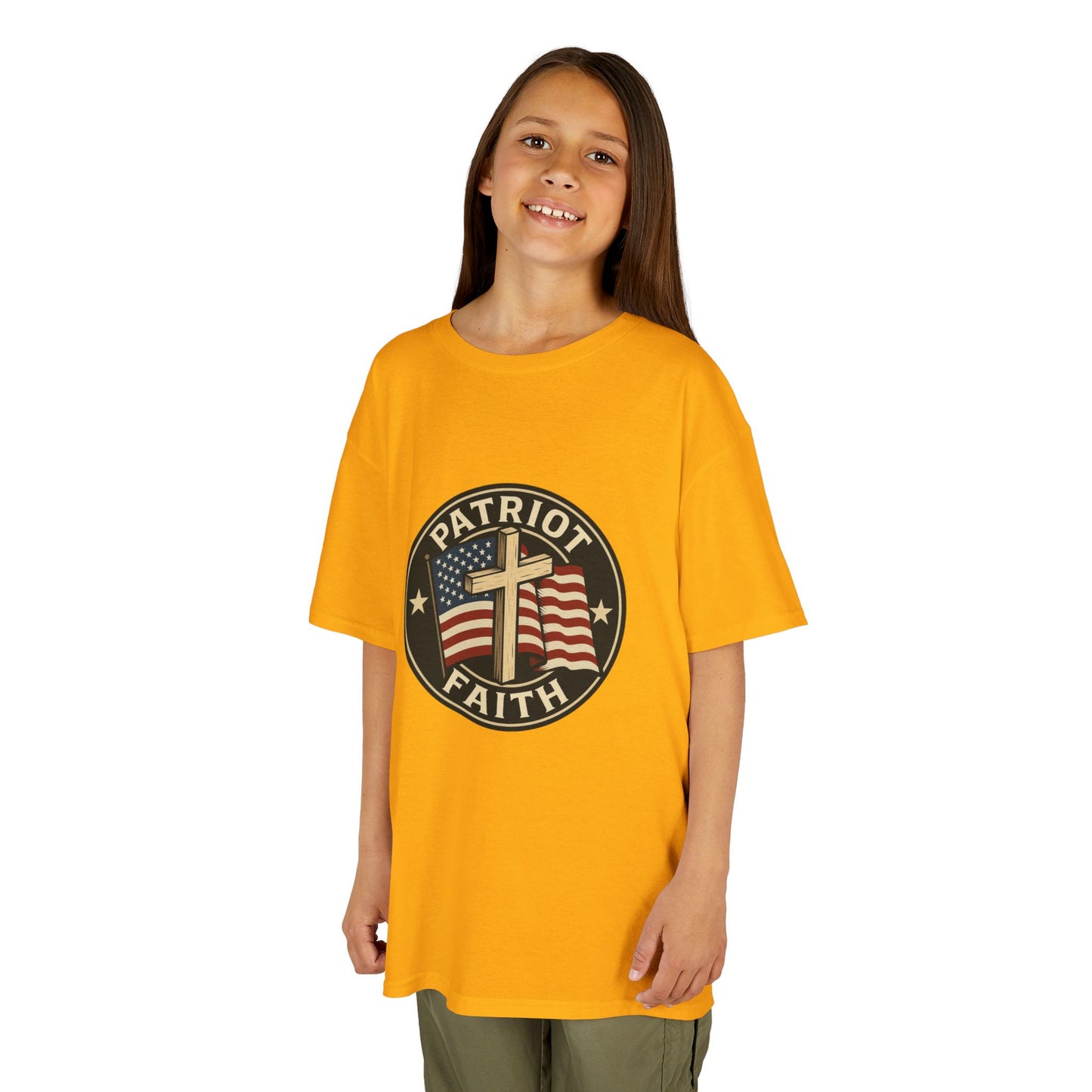 Patriotic Kids Tee - Faith & Freedom Everyday Wear