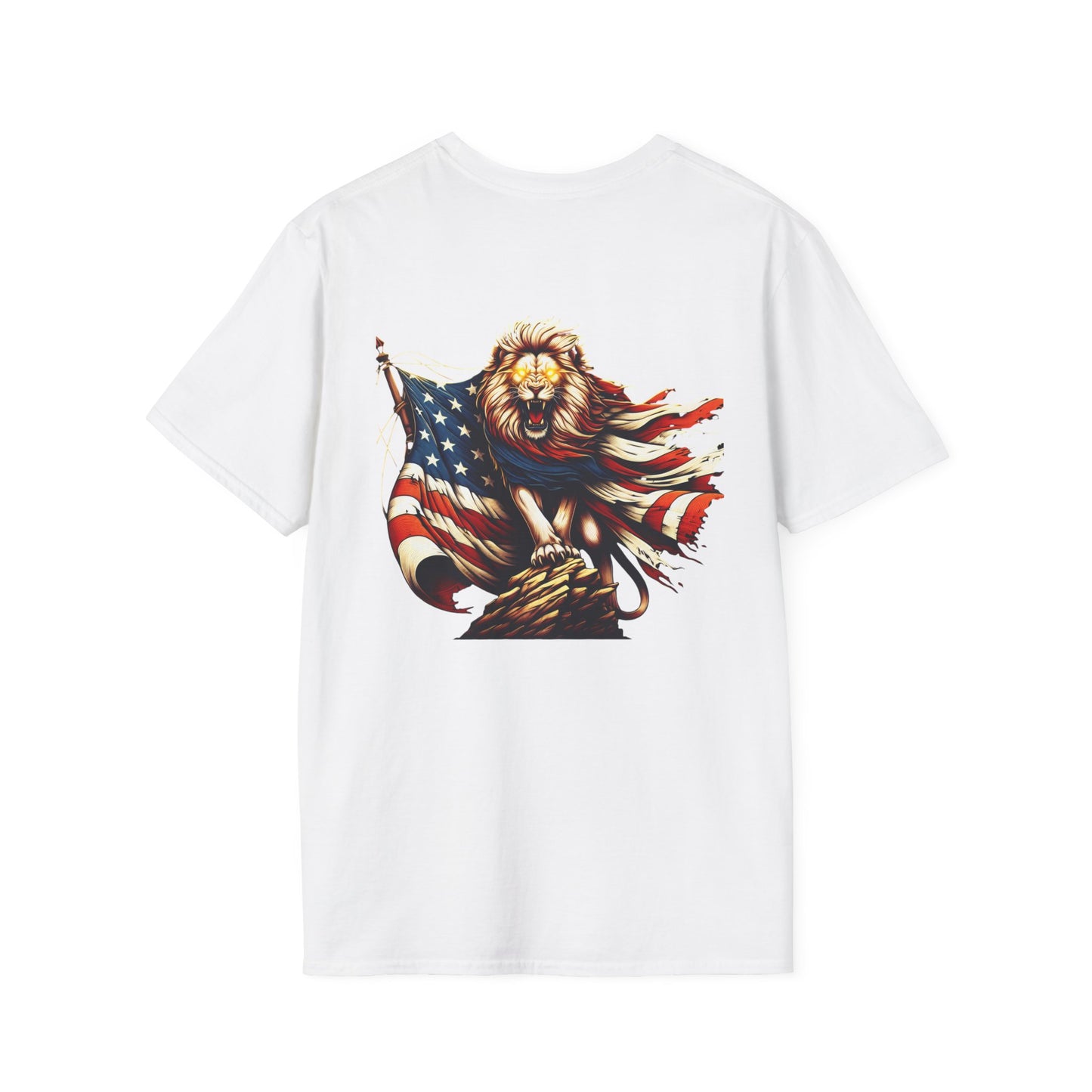 Lion of Judah USA Flag Unisex T-Shirt