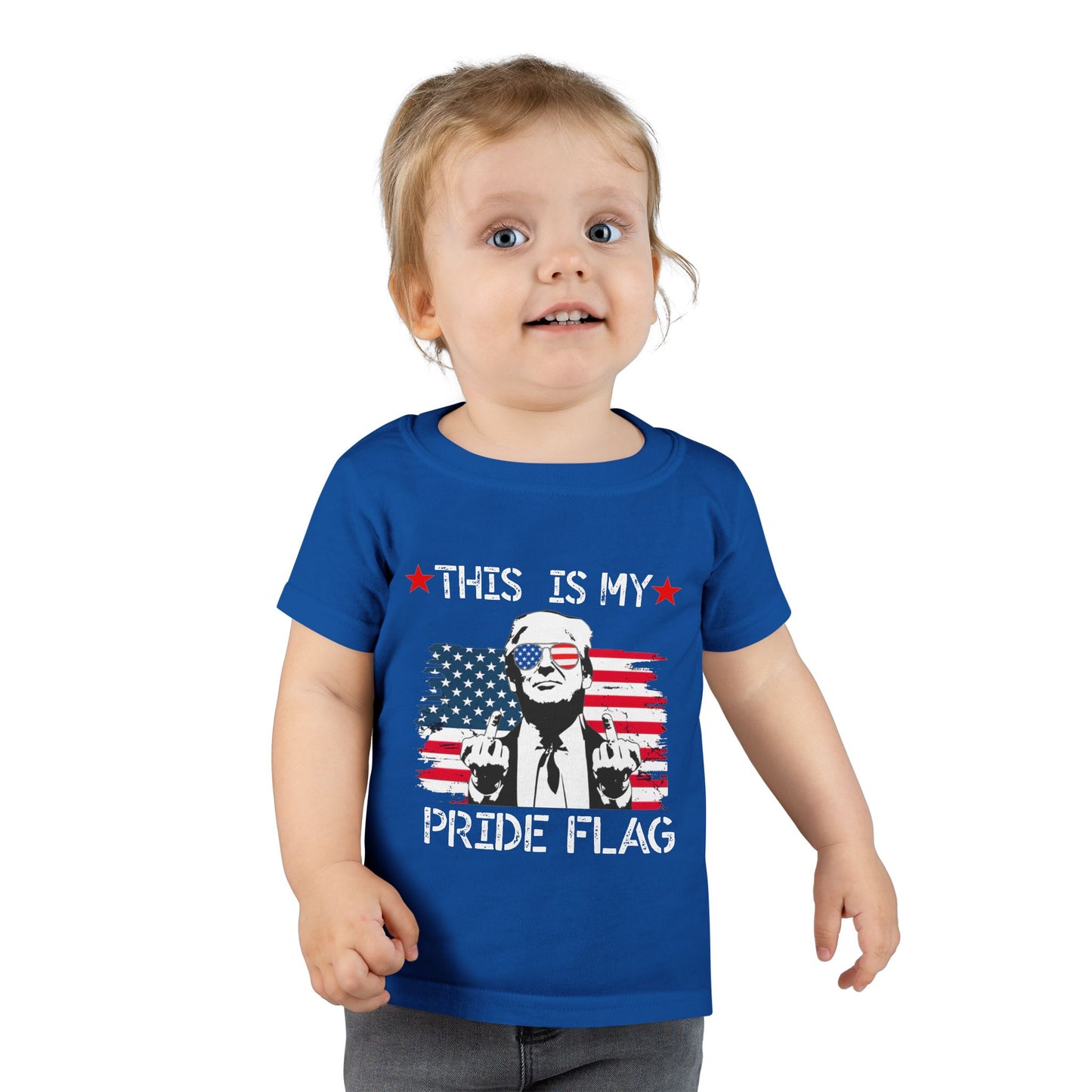 Trump This Is My Pride Flag Toddler T-Shirt