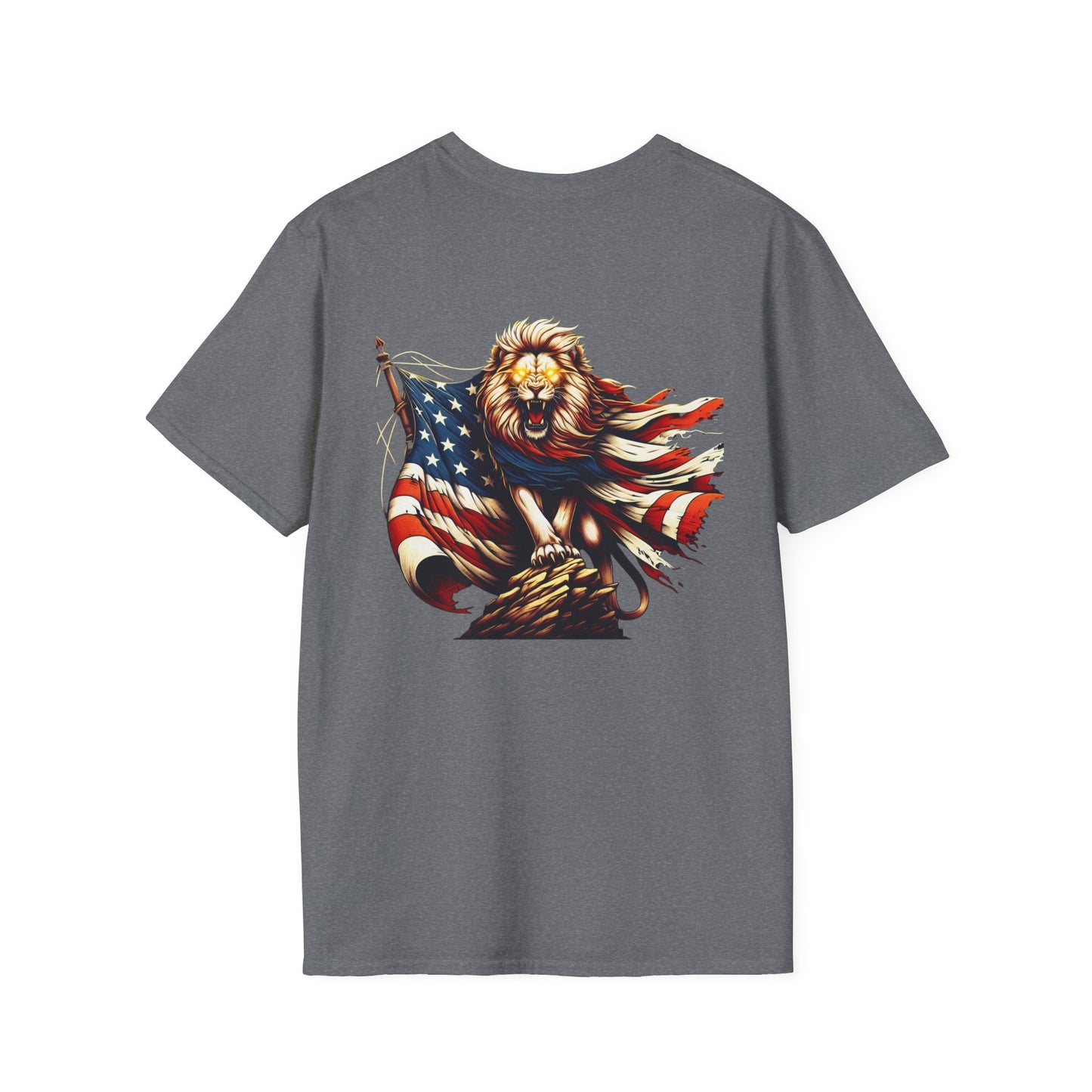 Lion of Judah USA Flag Unisex T-Shirt