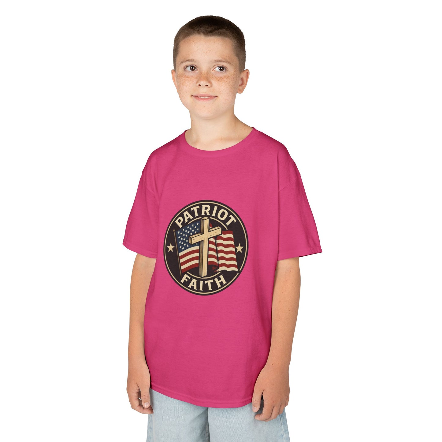 Patriotic Kids Tee - Faith & Freedom Everyday Wear