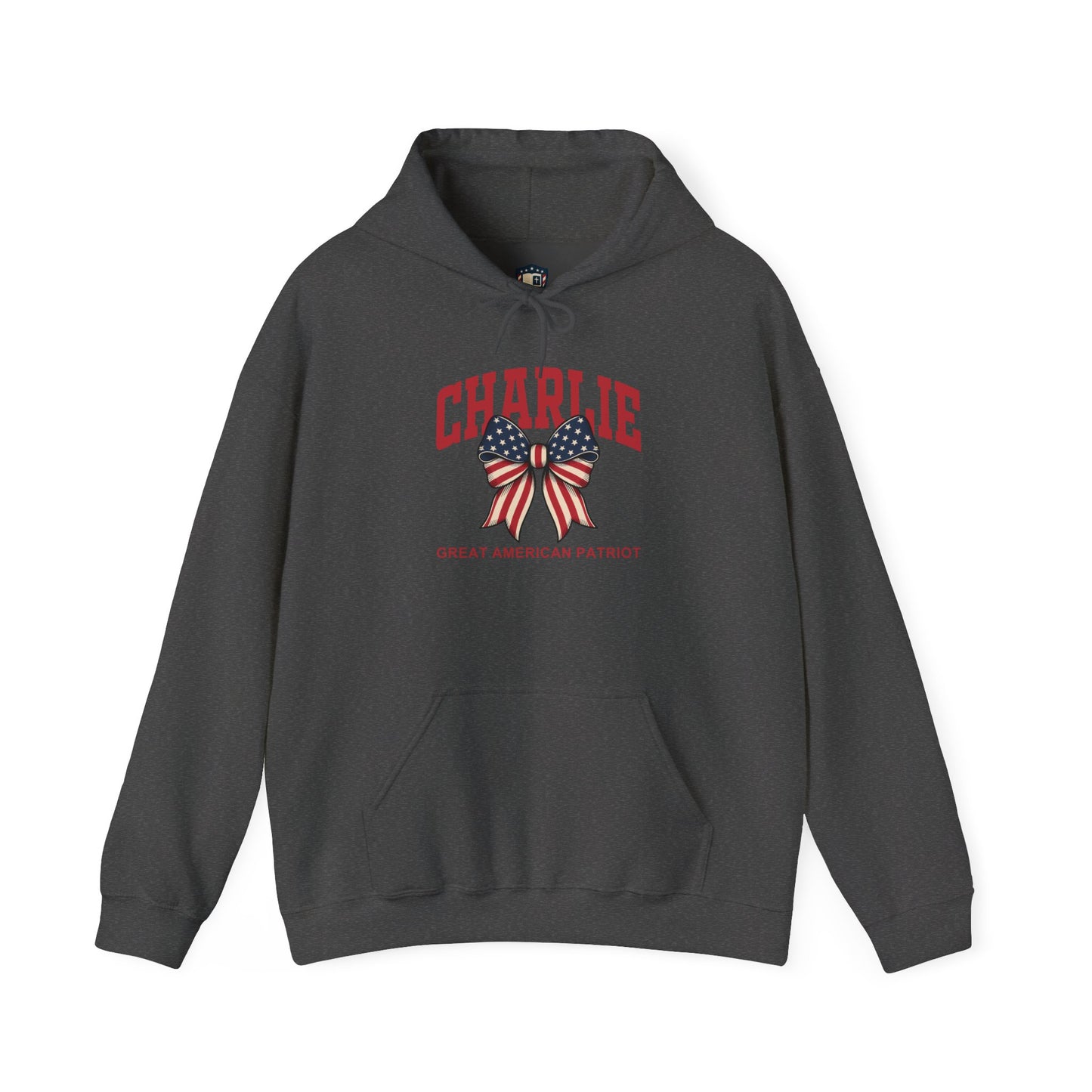 Charlie Kirk Great American Patriot Themed Unisex Hoodie