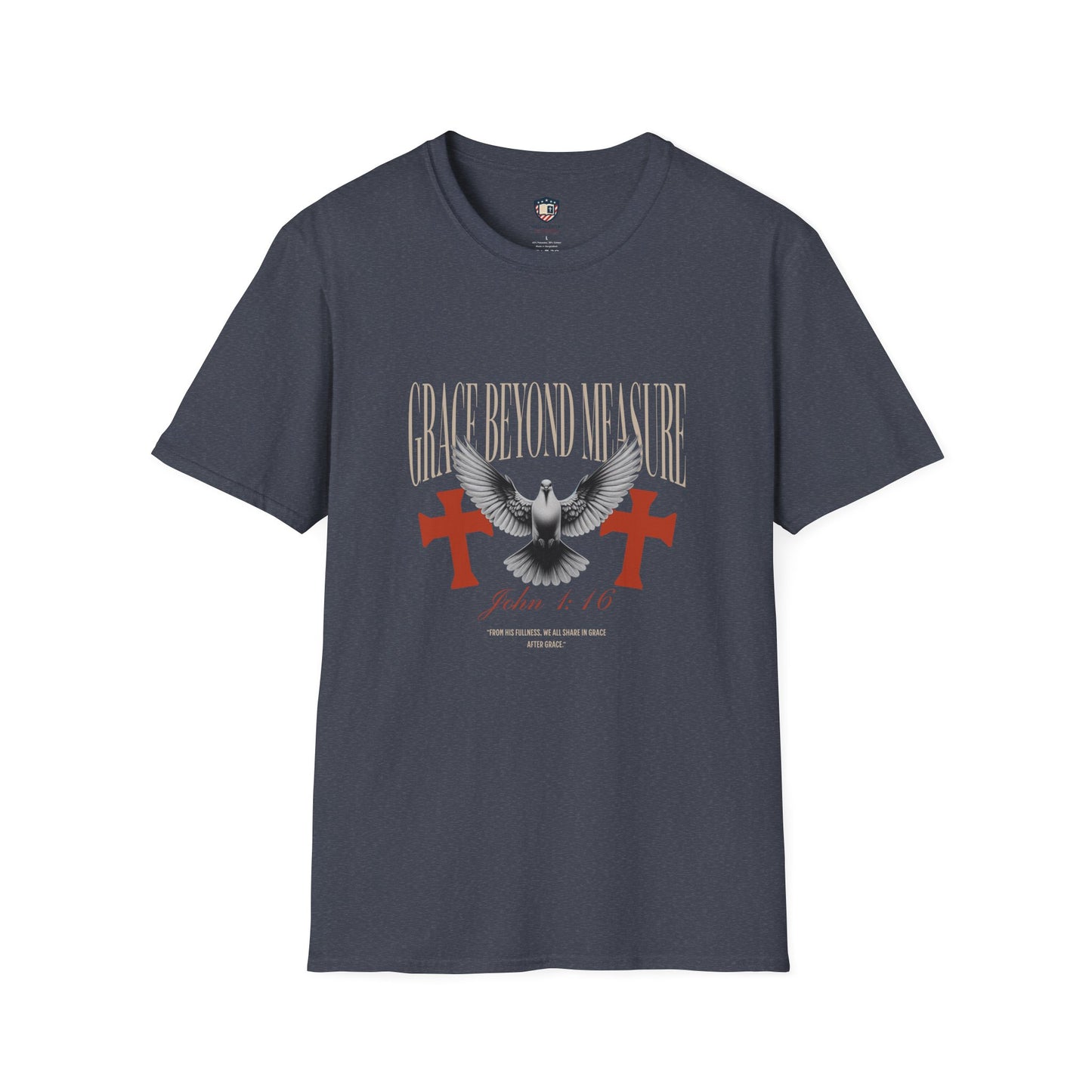 Grace Beyond Measure John 1:16 Inspired Unisex T-Shirt