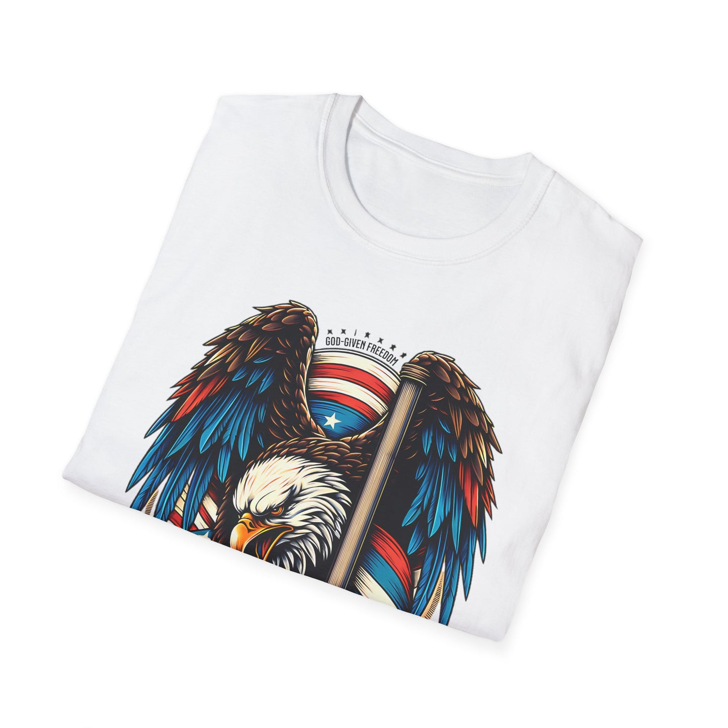 Patriotic Eagle Graphic Unisex T-Shirt