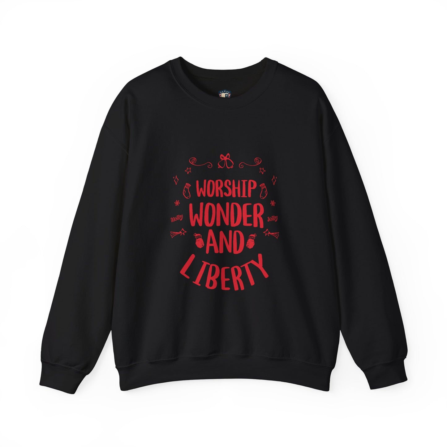 Worship Wonder Liberty Crewneck Unisex Sweatshirt