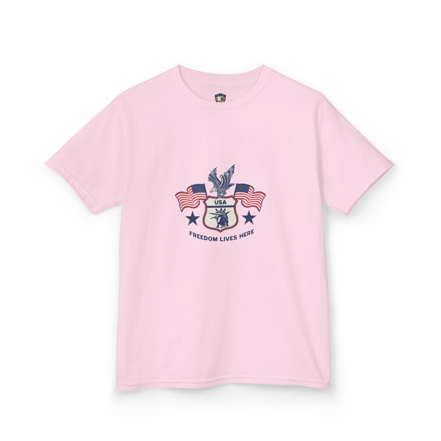 Freedom Lives Here Kids Tee for Boys and Girls