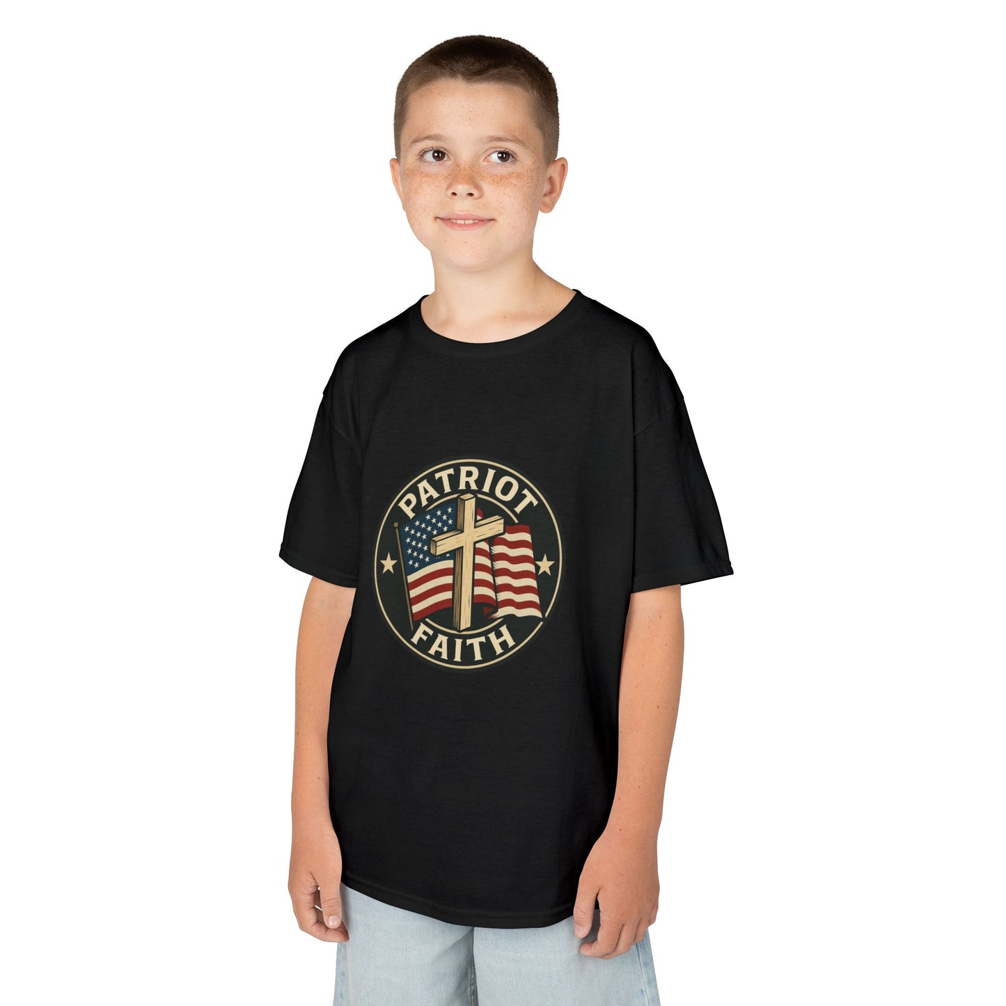 Patriotic Kids Tee - Faith & Freedom Everyday Wear