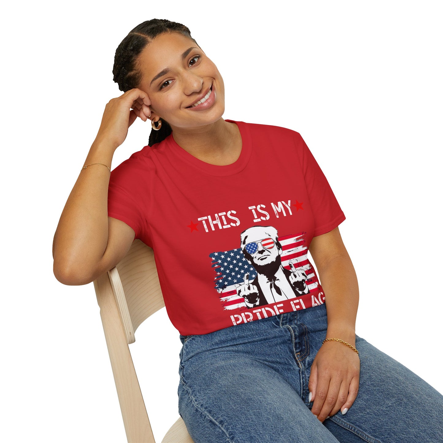 Trump This Is My Pride Flag Unisex T-Shirt