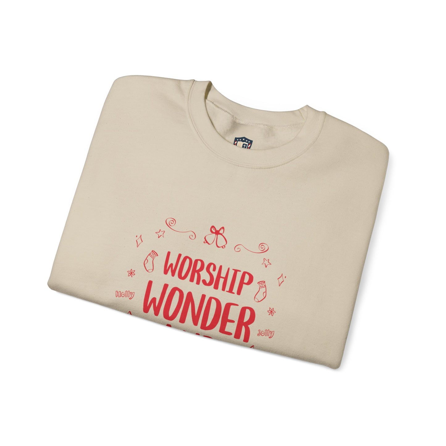 Worship Wonder Liberty Crewneck Unisex Sweatshirt