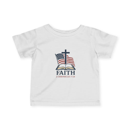 Faith-Themed  2 Chronicles 7:14 Infant Tee