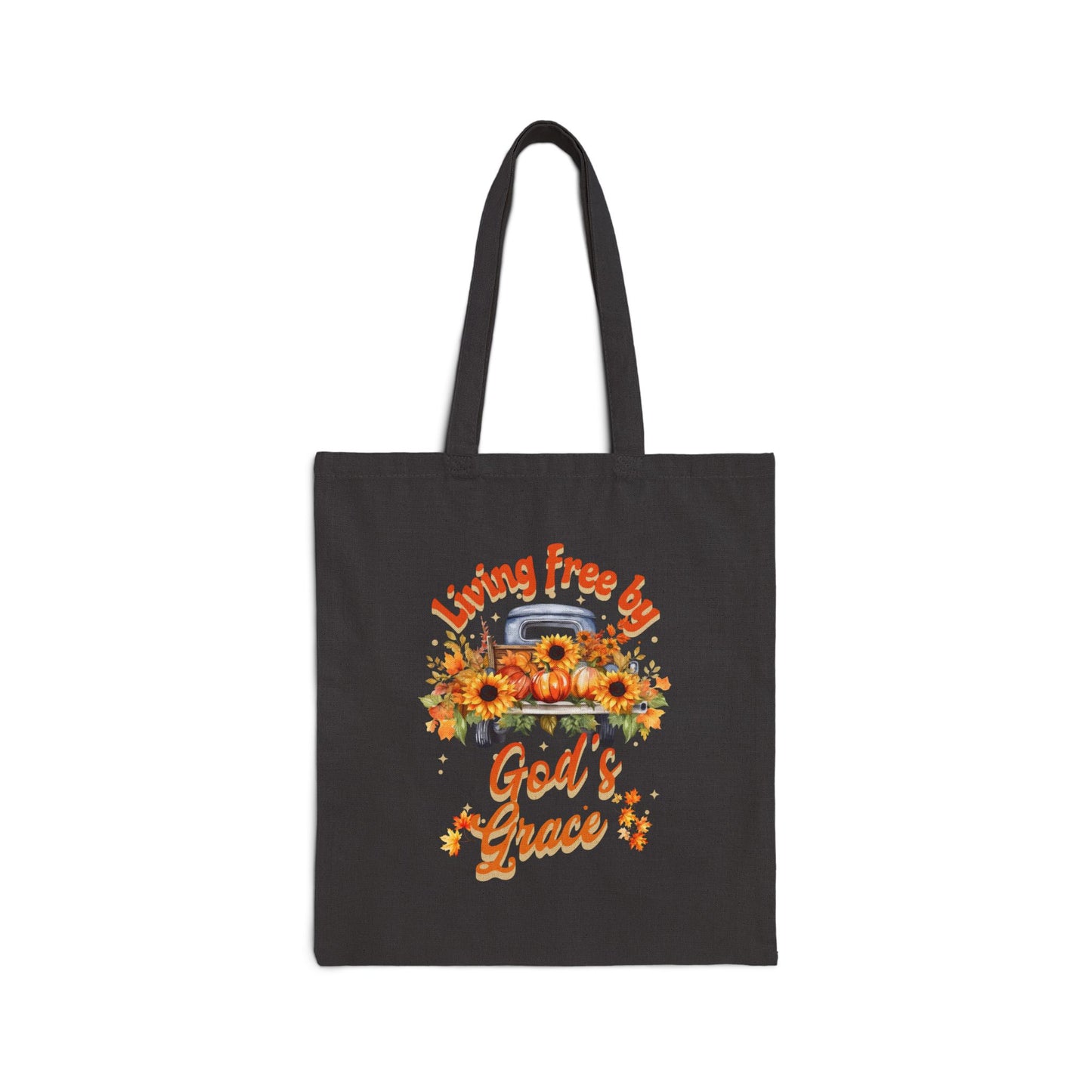 Autumn Themed God's Grace Floral Tote Bag