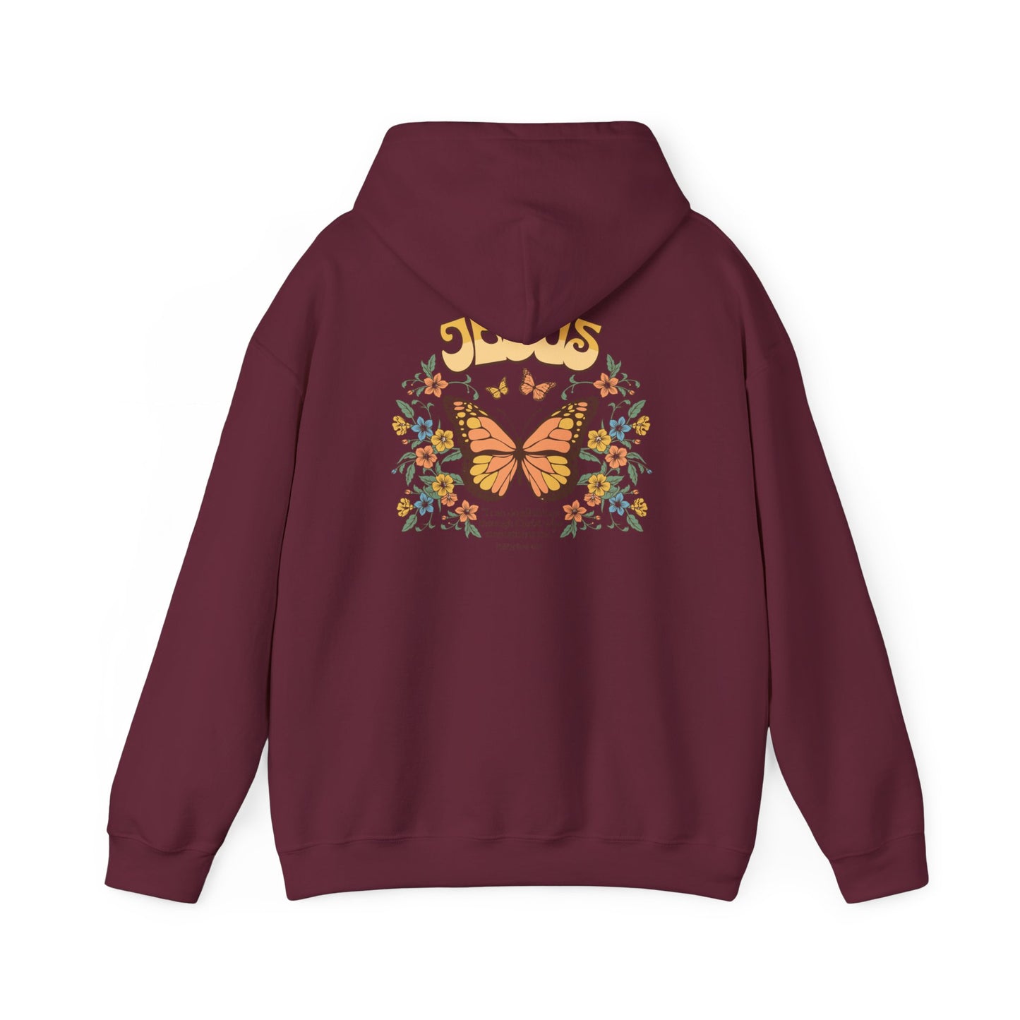 Butterfly JESUS Design Unisex Hoodie