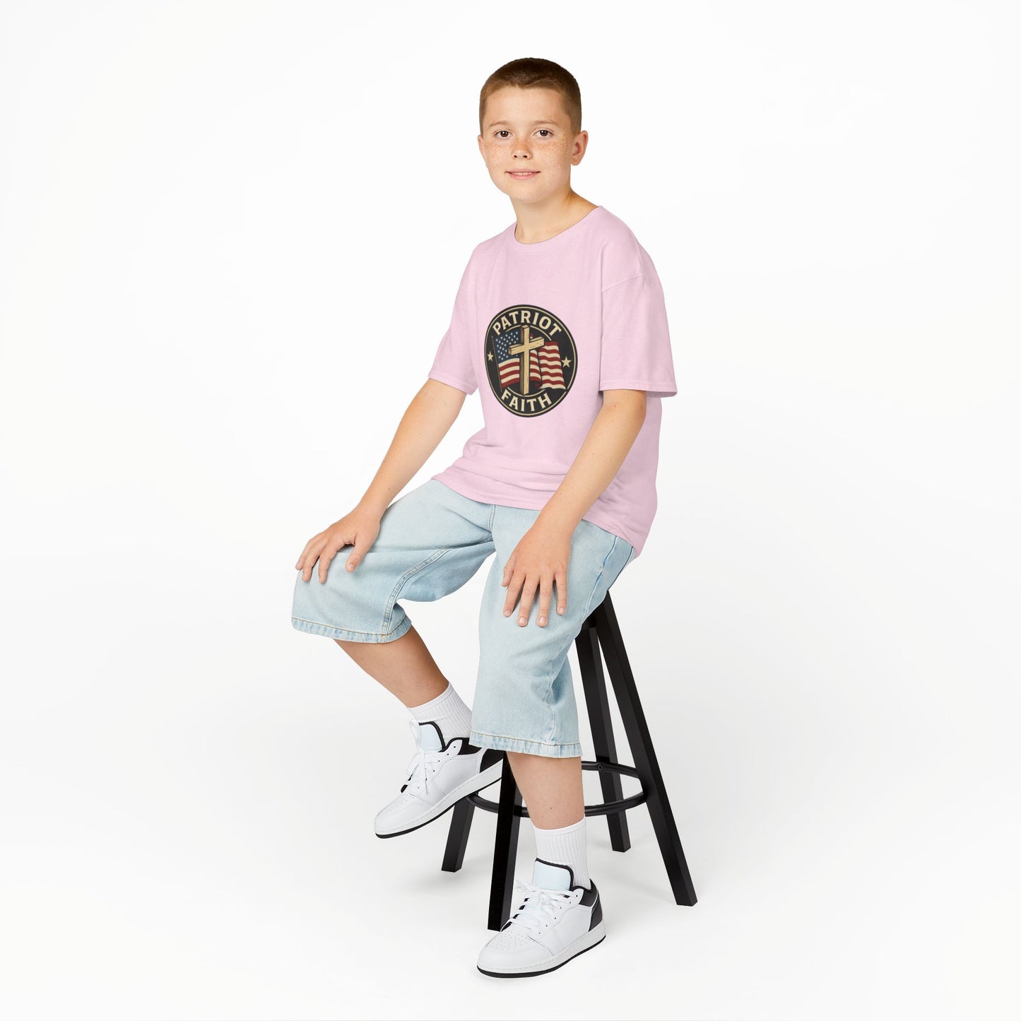 Patriotic Kids Tee - Faith & Freedom Everyday Wear