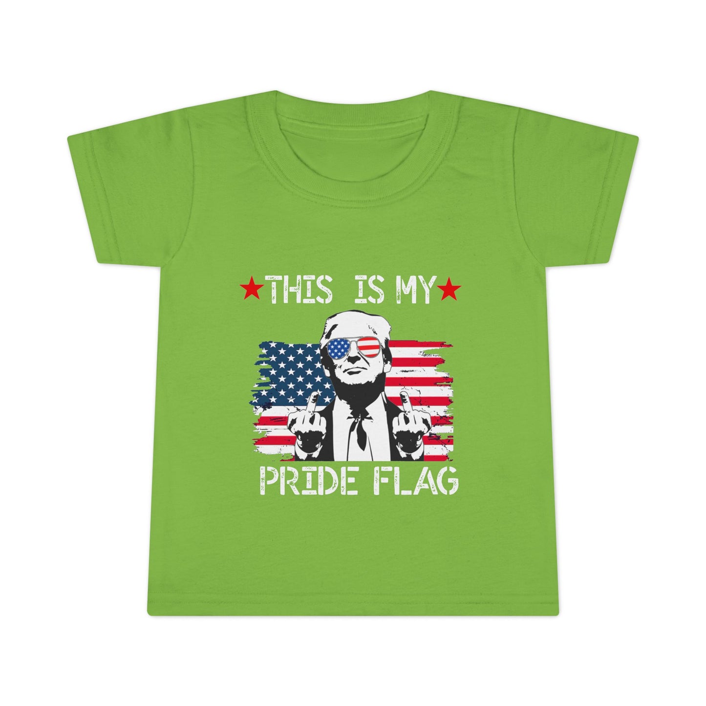 Trump This Is My Pride Flag Toddler T-Shirt