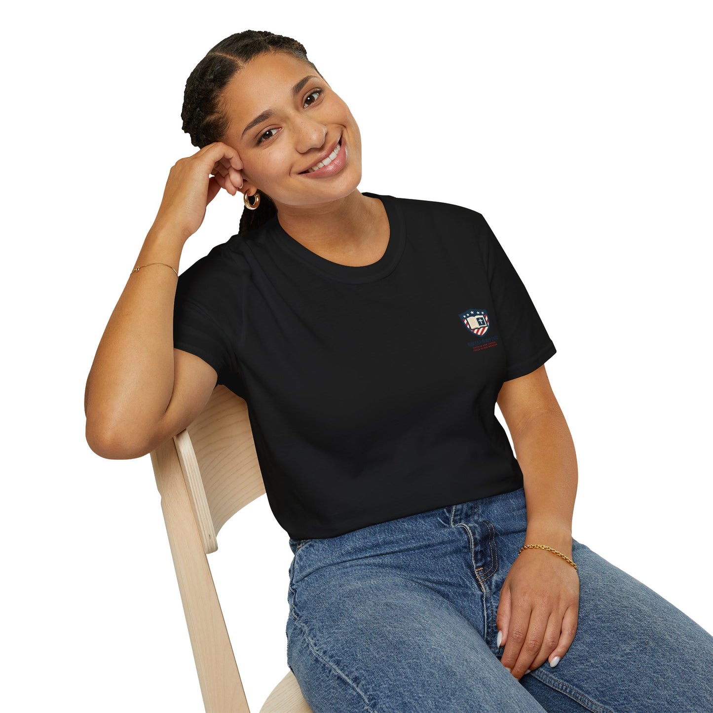 Lion of Judah USA Flag Unisex T-Shirt