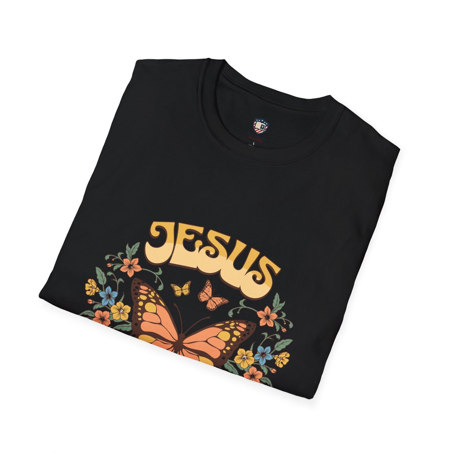 Jesus Butterfly Unisex Soft style T-Shirt