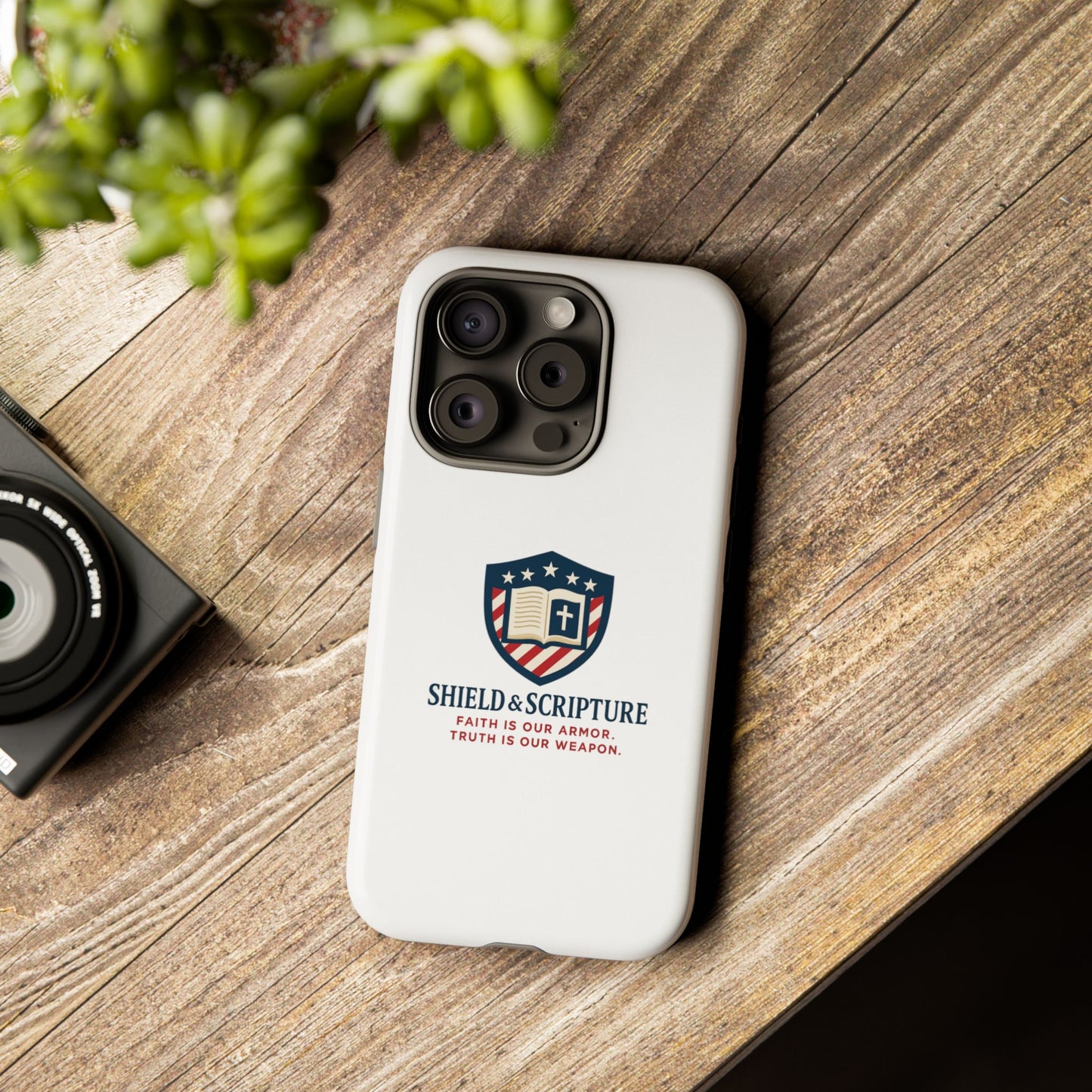 Shield & Scripture Phone Case