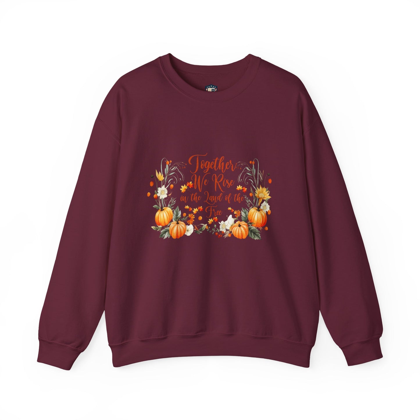 Fall Themed Unisex Sweatshirt - Together We Rise