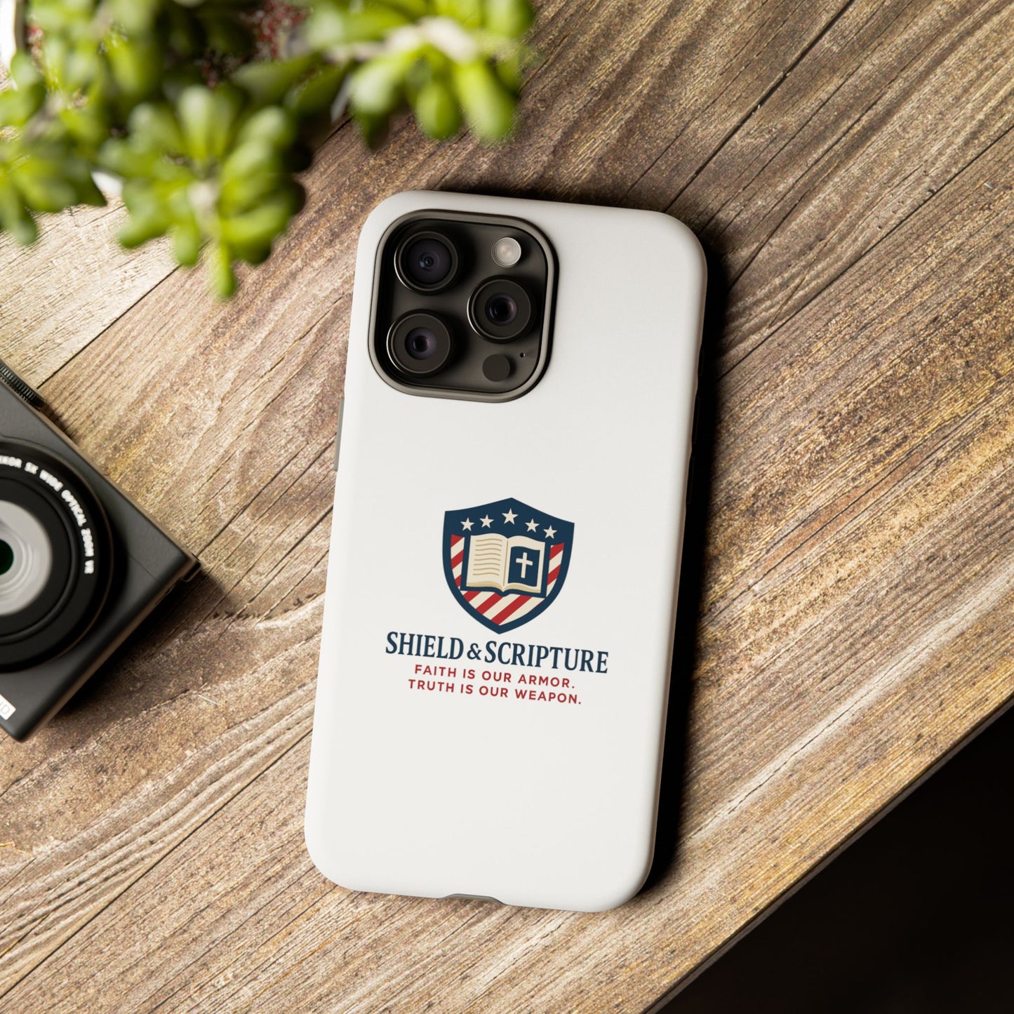 Shield & Scripture Phone Case
