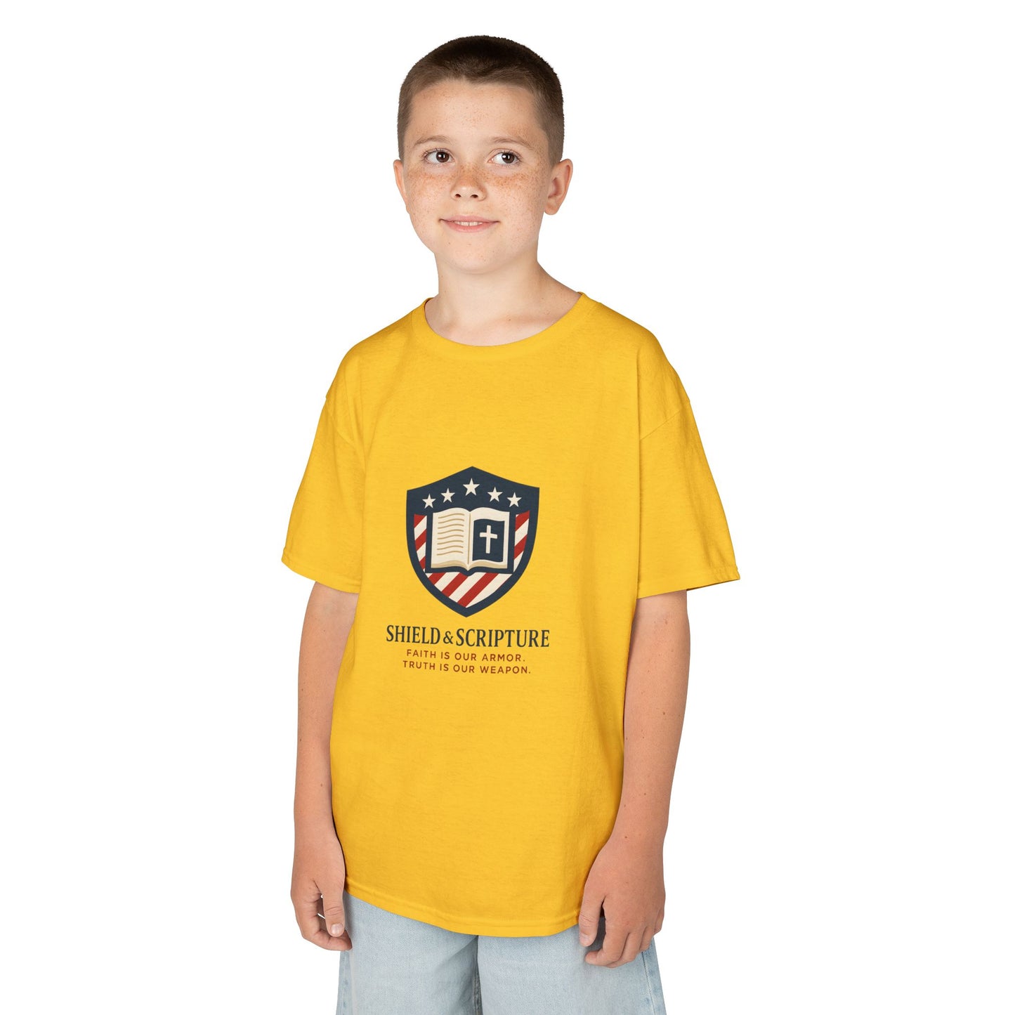 Shield & Scripture Kids Tee Daily Wear