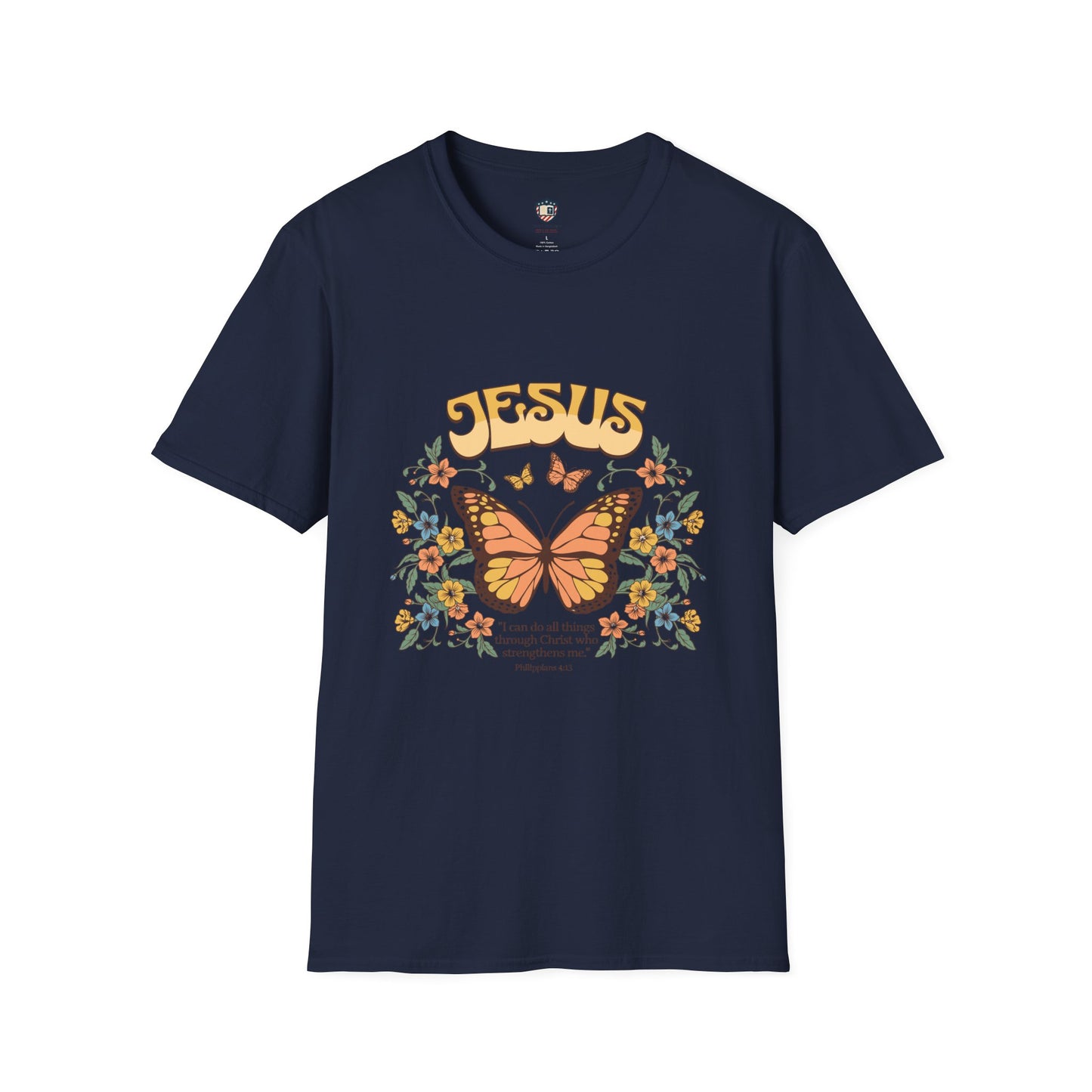 Jesus Butterfly Unisex Soft style T-Shirt