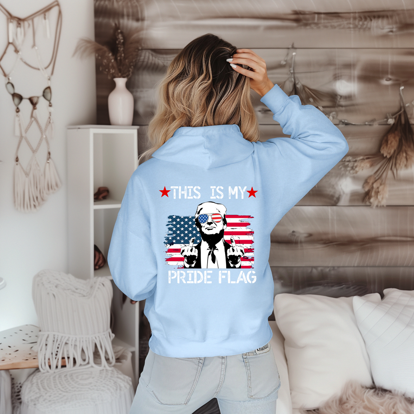 Trump This Is My Pride Flag Unisex Hoodie