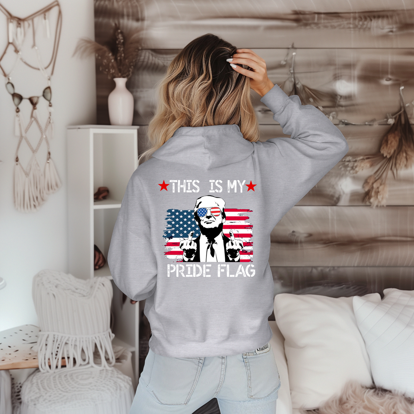 Trump This Is My Pride Flag Unisex Hoodie