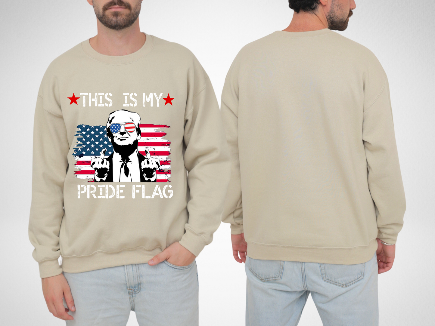 Trump This Is My Pride Flag Unisex Sweatshirt