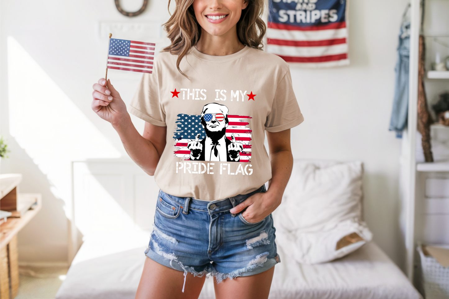 Trump This Is My Pride Flag Unisex T-Shirt