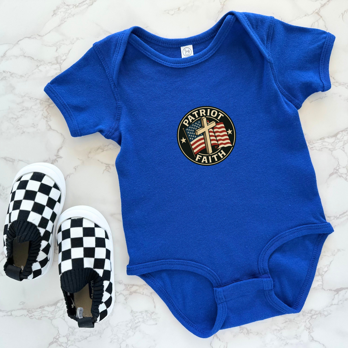 Patriot Faith Themed Infant Bodysuit