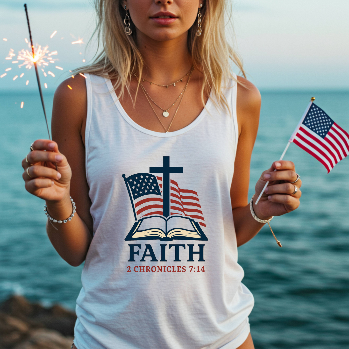 Faith-Inspired Women's Racerback Tank