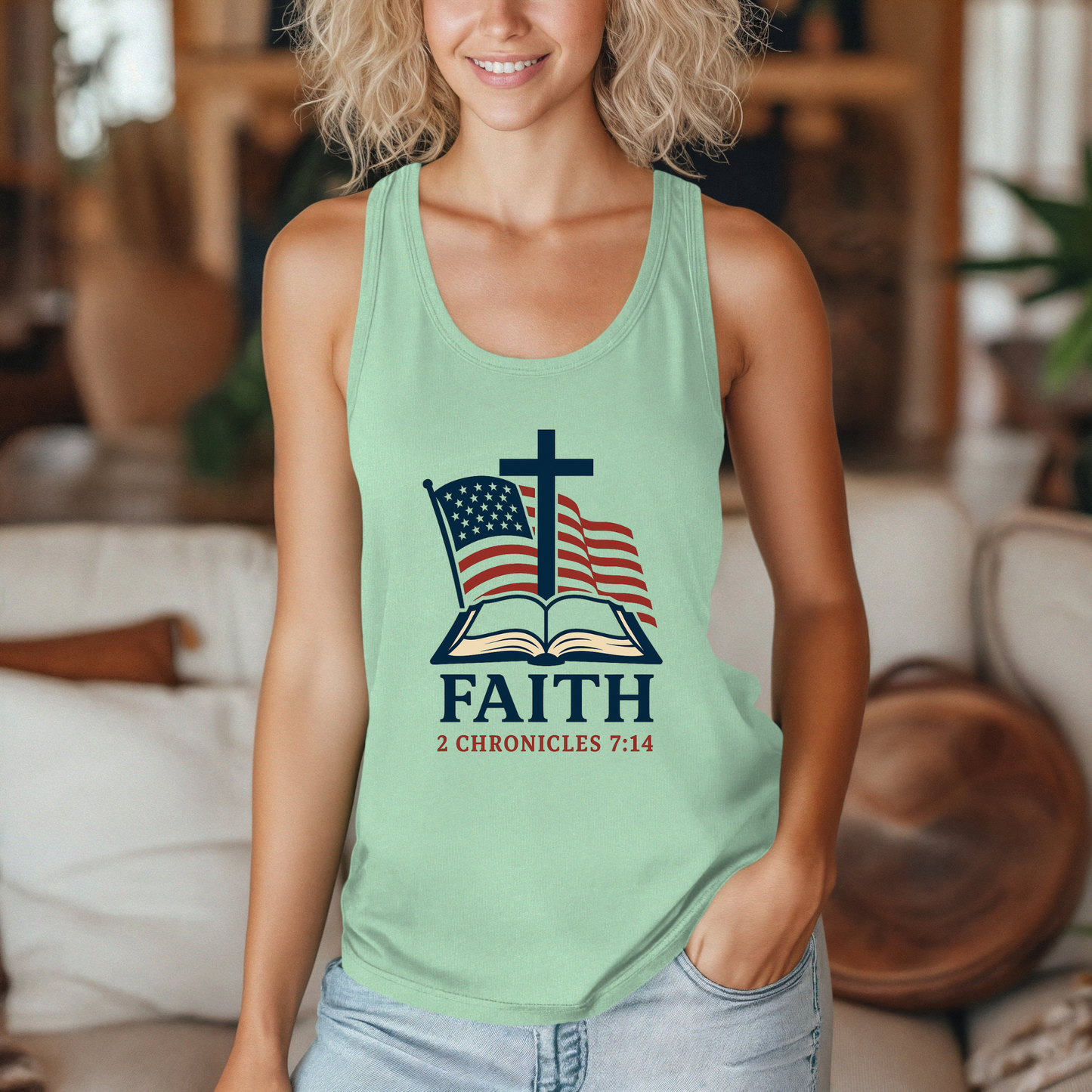 Faith-Inspired Women's Racerback Tank