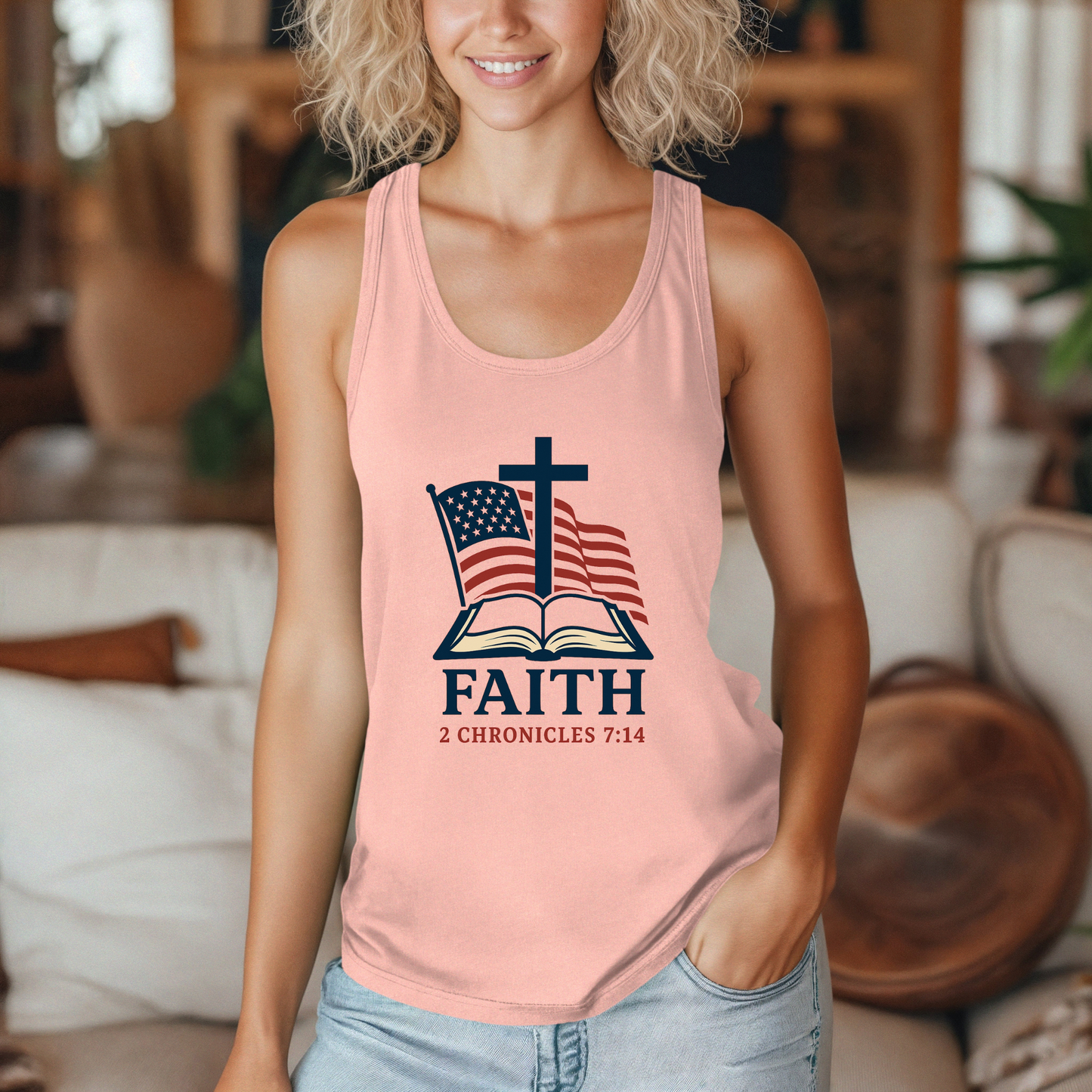 Faith-Inspired Women's Racerback Tank