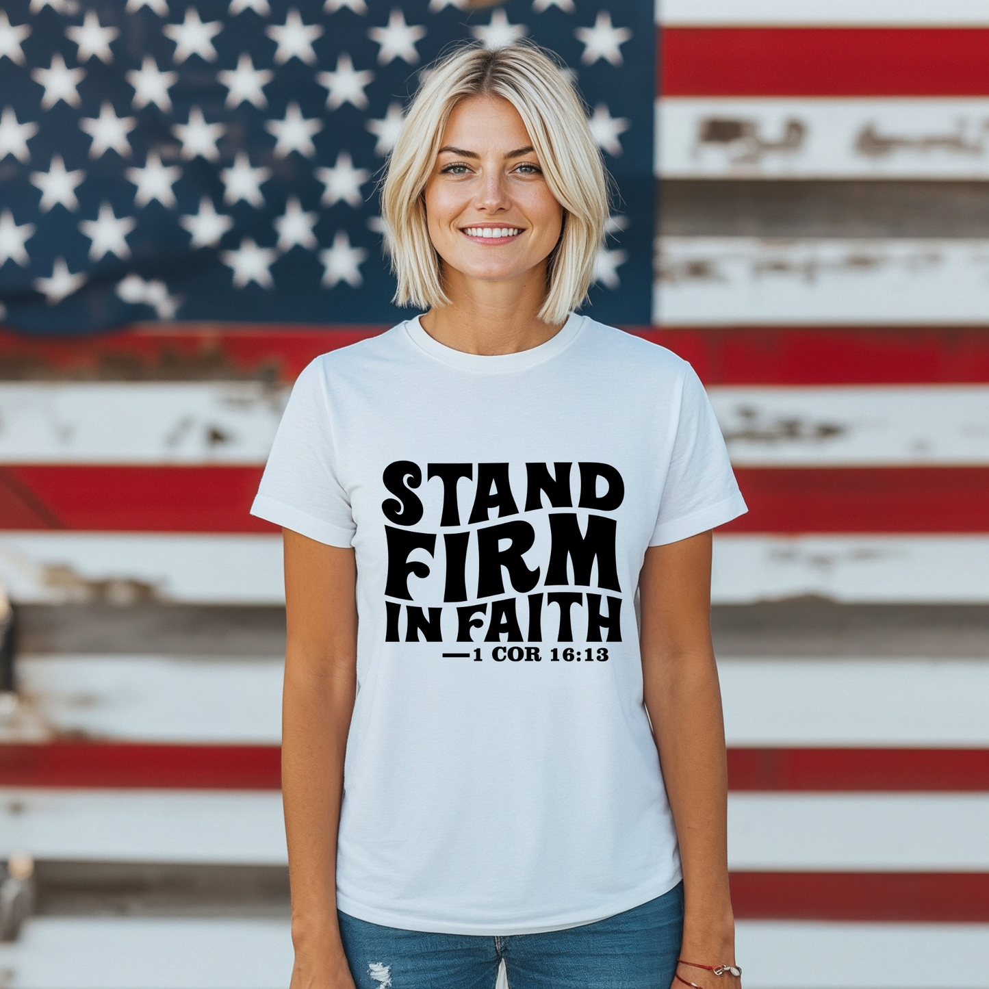 Stand Firm in Faith Unisex Softstyle T-Shirt