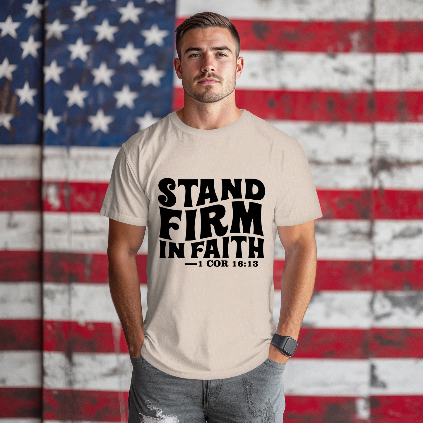 Stand Firm in Faith Unisex Softstyle T-Shirt