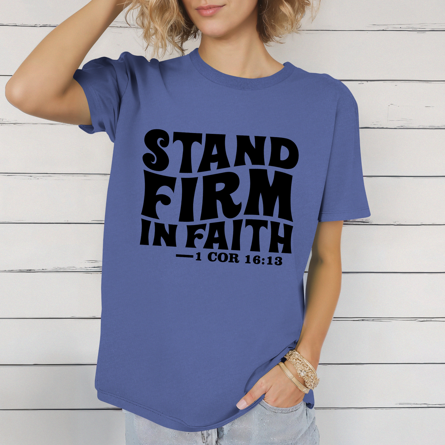 Stand Firm in Faith Unisex Softstyle T-Shirt
