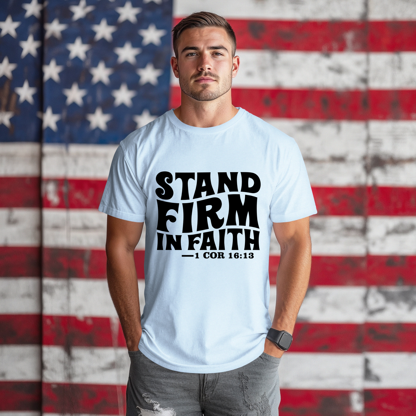Stand Firm in Faith Unisex Softstyle T-Shirt