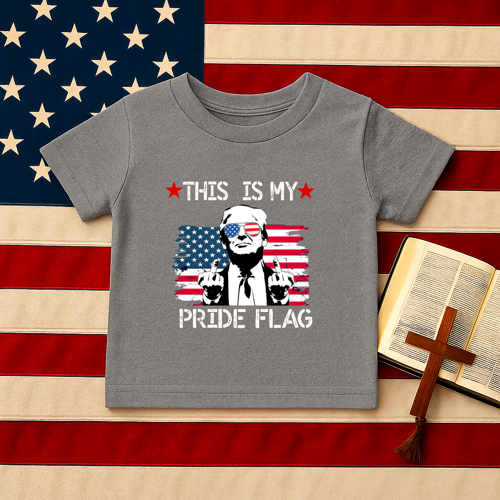 Trump This Is My Pride Flag Toddler T-Shirt