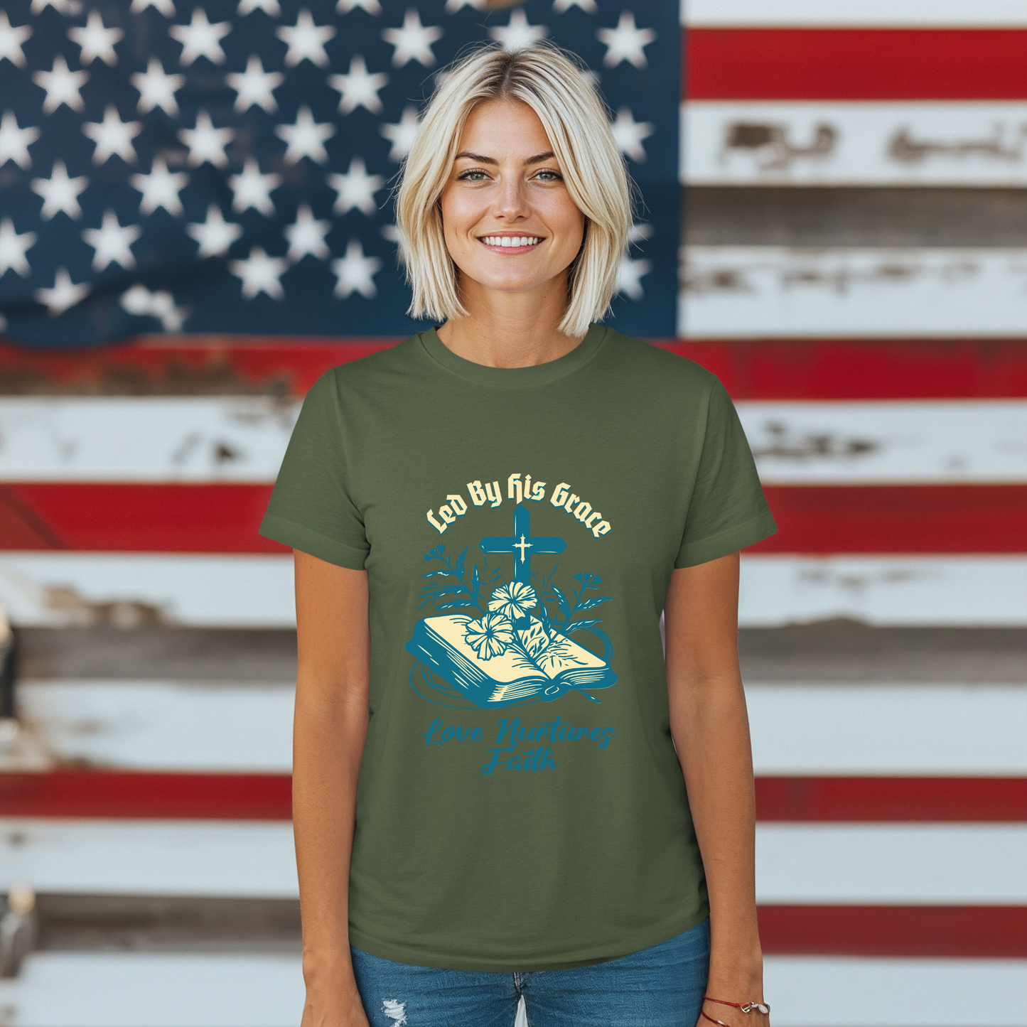 Love Nurtures Faith Inspired Unisex T-shirt