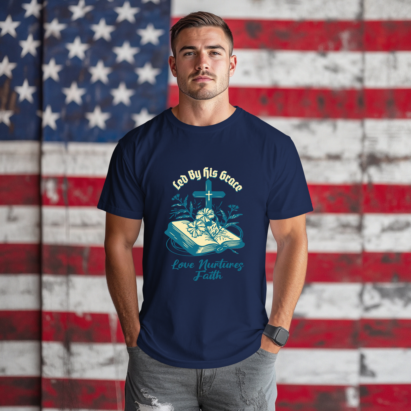 Love Nurtures Faith Inspired Unisex T-shirt