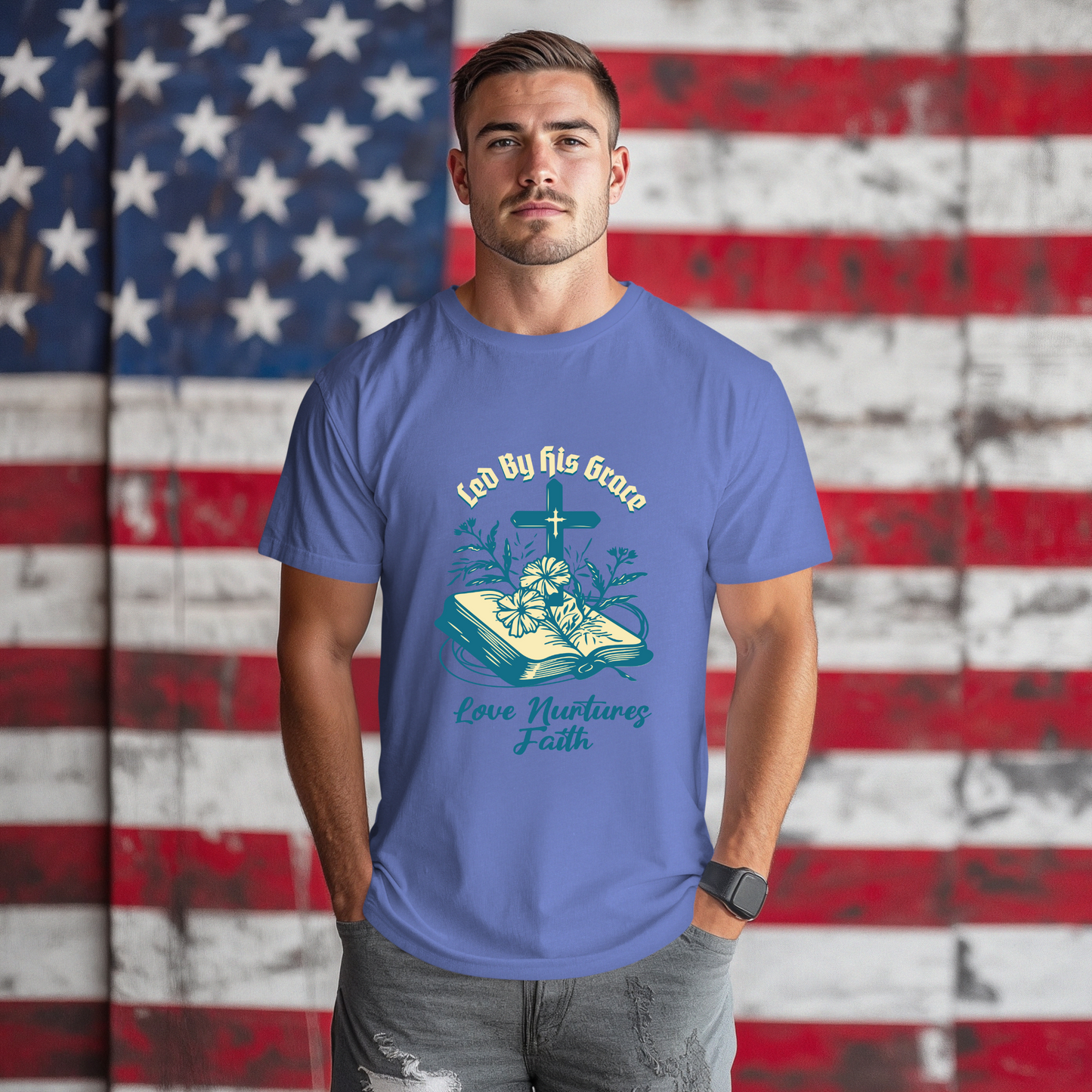 Love Nurtures Faith Inspired Unisex T-shirt