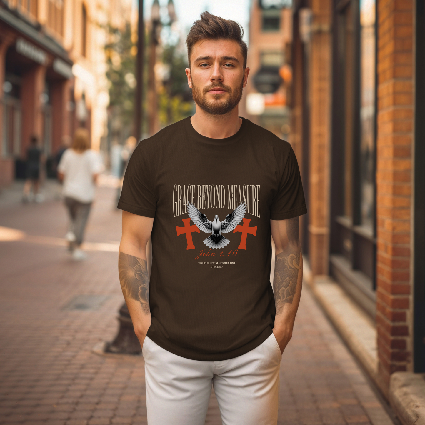 Grace Beyond Measure John 1:16 Inspired Unisex T-Shirt
