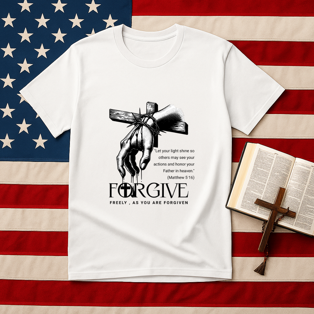 Forgive Matthew 5:16 Inspired Graphic Unisex T-Shirt